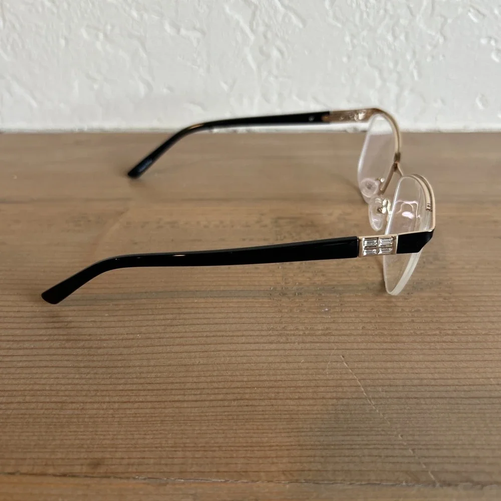 Just! 308 Blue Rectangular Frames Only EyeGlasses 53-17-135